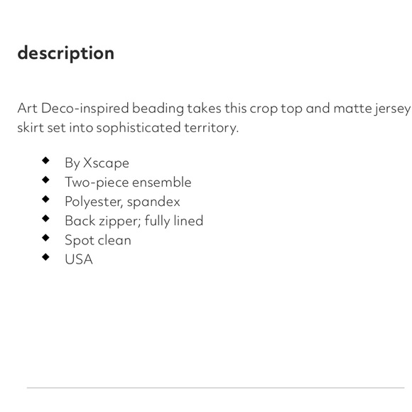 Deco-Beaded Two-Piece Dress Halter top - Picture 11 of 11